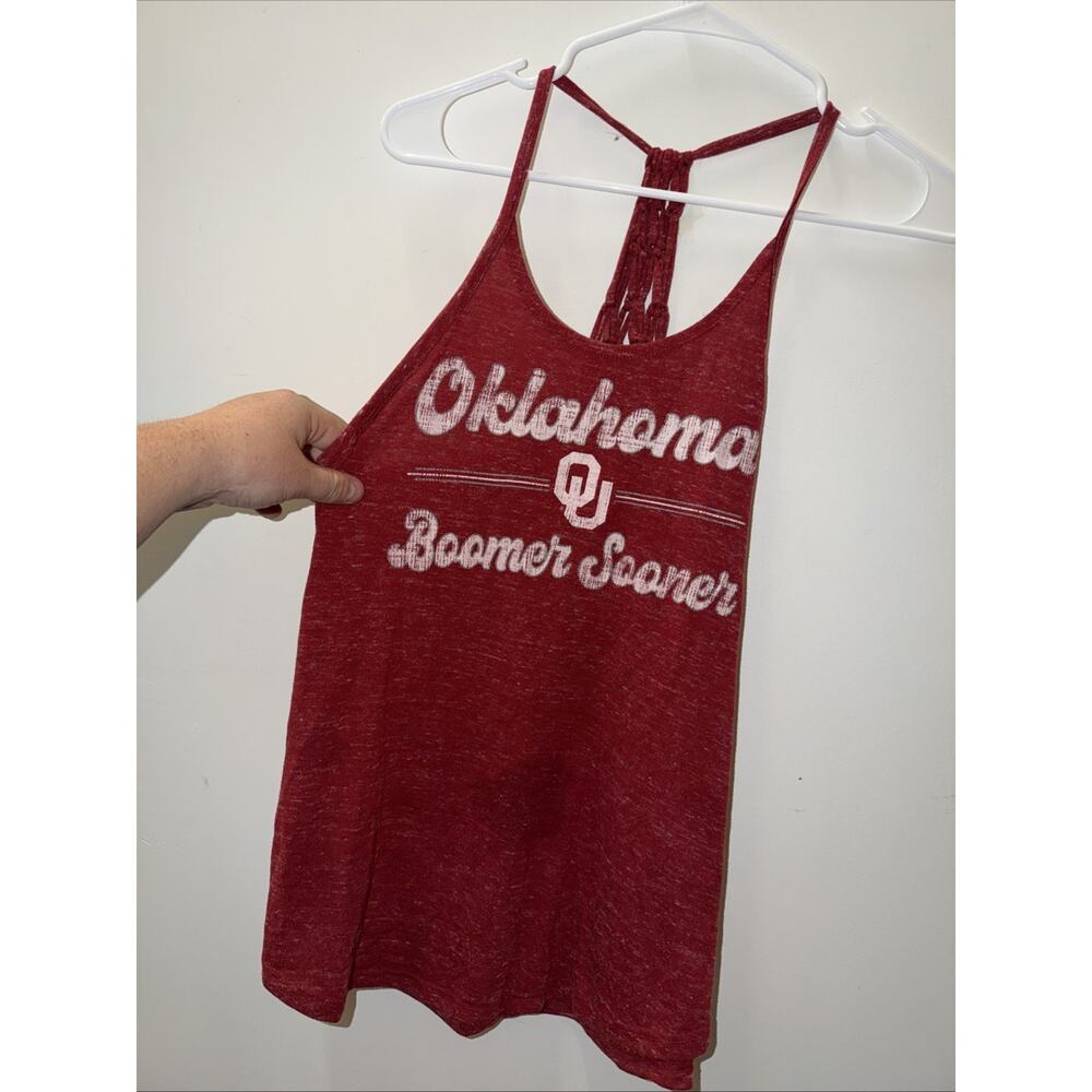 Colosseum Oklahoma Boomer Sooner OU Tank Top Womens Size XL